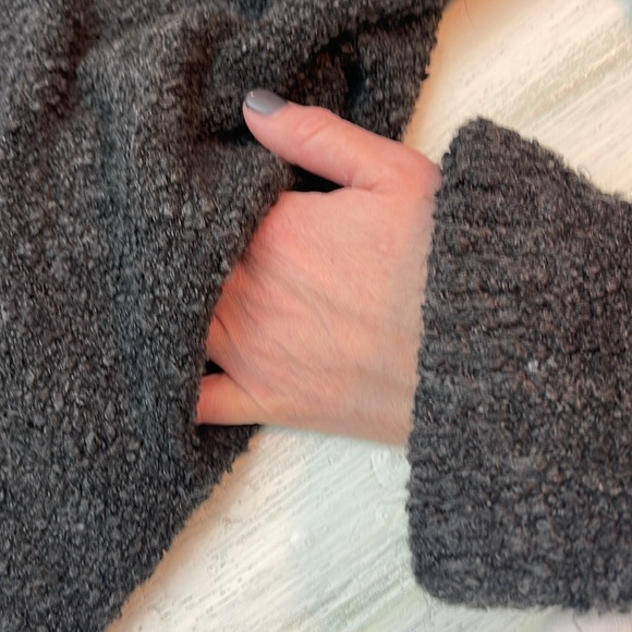 A New Day Cozy Long Black/Gray Cardigan Women’s Size M/L - Picture 8 of 9